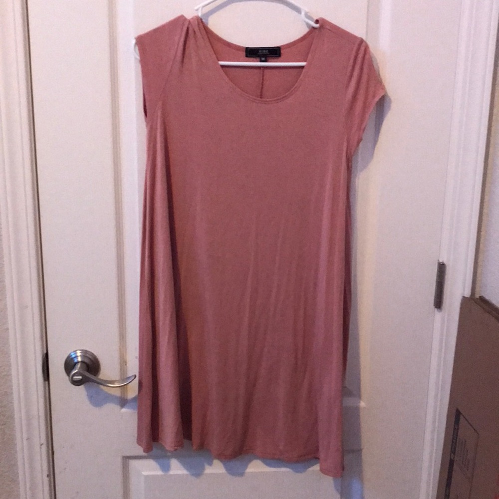 Light Pink T shirt dress